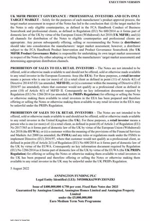 Download Annington Funding Plc EMTN Final Terms of 2033 Notes